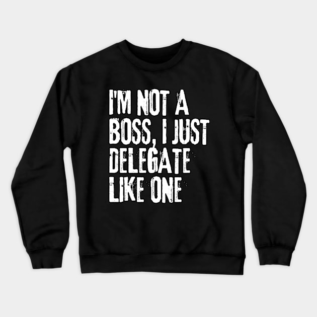 Manager's Delight: Hilarious Memes Sticker and T-Shirt Collection Crewneck Sweatshirt by RetroStickerHub